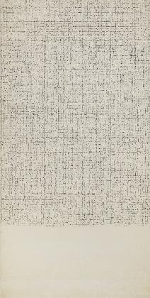  〈Untitled〉, 1974, Graphite on paper, 187x94cm. Courtesy of the artist