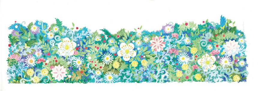 Kim Ahyeon, 〈Sketch for Garden Carpet〉, 2021