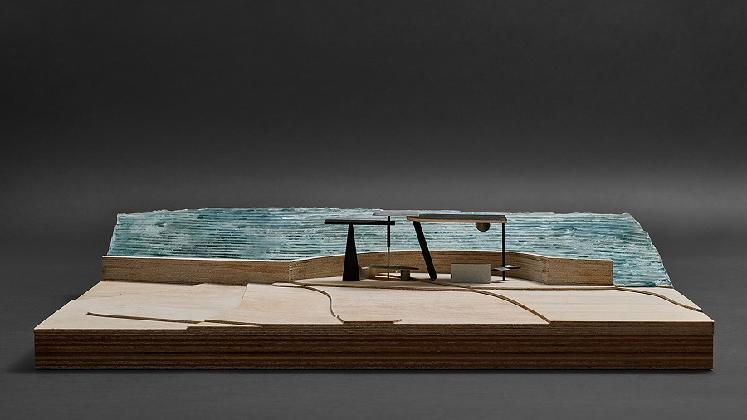 다이아거날 써츠, <쓸모없는 건축과 유용한 조각에 대하여>, 모형 사진, 2021 ⓒDiagonal Thoughts