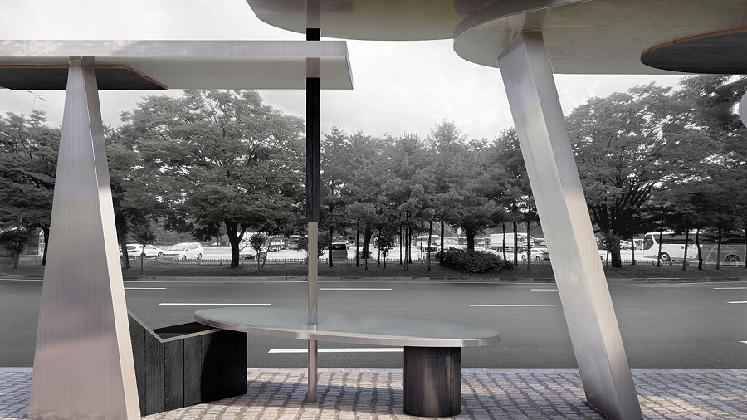 다이아거날 써츠, <쓸모없는 건축과 유용한 조각에 대하여>, 렌더링 이미지, 2021 ⓒDiagonal Thoughts