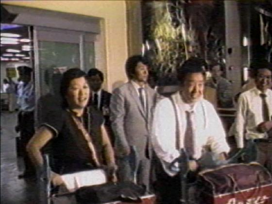 구보다 시게코, ‹한국으로의 여행(Trip to Korea)›, 1984, 단채널 비디오, 컬러, 사운드, 9분, EAI 소장 (촬영: 폴 개린 Paul Garrin)