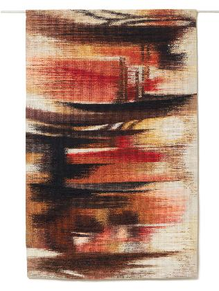‹가을의 추상›, 1987, 모사, 합성사 ; 태피스트리, 224 × 146 cm