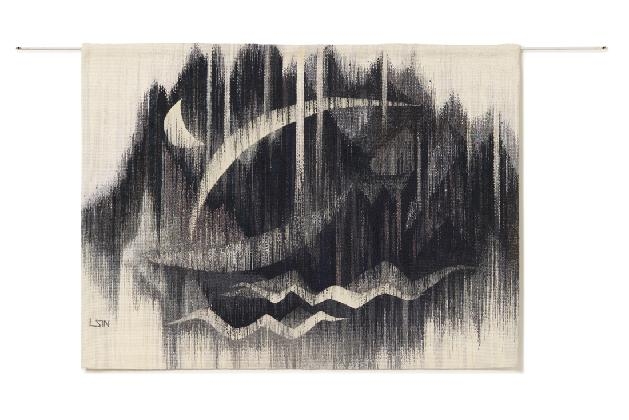 ‹산운(山韻)›, 1987, 모사 ; 태피스트리, 110 × 147 cm