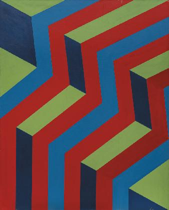 최상철, ‹무더운 여름 II›, 1968, 캔버스에 유채, 162×130cm, 작가 소장