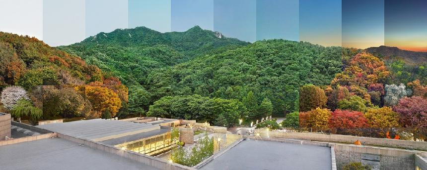 김태동, 미술관 풍경, 2022-2023, 사진 콜라주, 국립현대미술관 제작지원