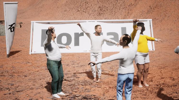 언메이크랩, ‹시시포스의 변수›, 2021 (2024 재편집), GPT-3, 게임엔진, 가상인간, 모션 트래킹, 4K, 16 분