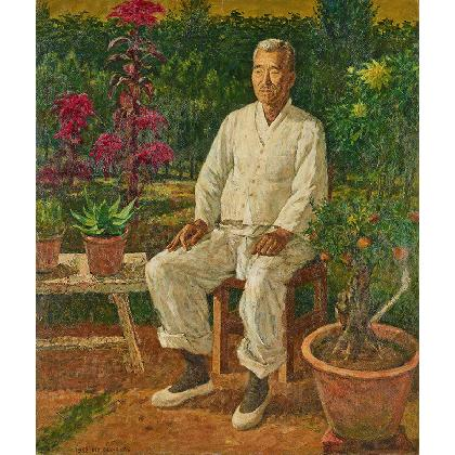 김창락, ‹사양›, 1962, MMCA