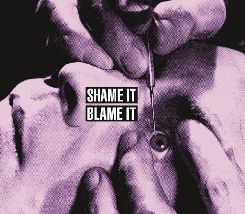 Barbara KRUGER, ‹Shame it Blame it›, 2010, Digital print on vinyl, 317x366cm