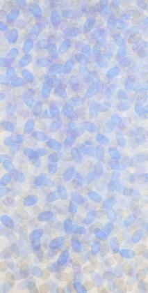 곽인식, ‹무제›, 1980, 캔버스, 종이에 수채 물감, 166×100cm