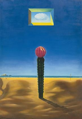 김종하, ‹선인장(生)›, 1977, 캔버스에 유화물감, 162x112cm, MMCA 소장