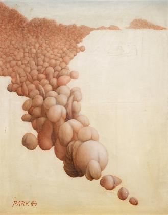 박광호, ‹반도(半島)의 환상›, 1970년대, 캔버스에 유화물감, 90.9x72.5cm, MMCA 소장