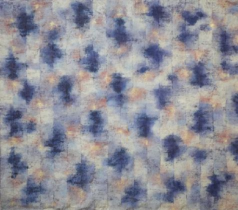 Bang Hai Ja, ‹The Light of the Universe›, 2001, Oil paint on felt, 100×81cm, MMCA Collection