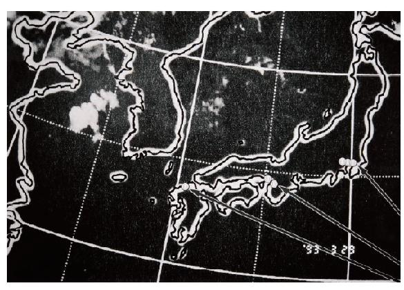 NAKAMURA Masato, ‹Korea and Japan›, 1993, Baryta paper, 27.9 x 35.6 cm. Collection of the artist.