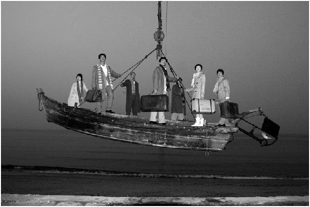 죽림칠현 Ⅳ_양푸동, 2006, 단채널 영상, 흑백, 사운드, 70분
