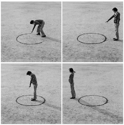 Lee Kun-Yong, ‹Logic of Place›, 1975, Print on paper, 51 × 61cm (4). Photograph by Lee Wanho. Artist Collection. Courtesy of the Artist and Gallery Hyundai.
