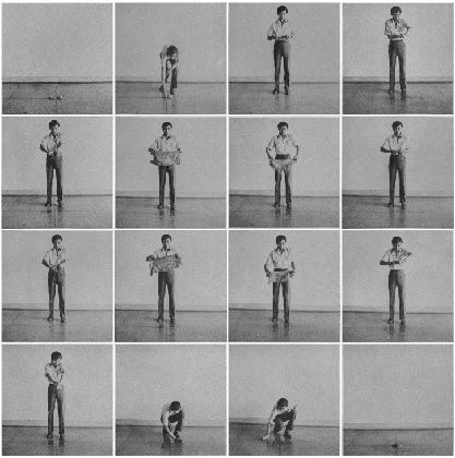 Kim Yongmin, ‹Damp Cloth› performance documentation photograph, 1976 (printed in 2026), C-print, 34 × 34 cm (16). Courtesy of MMCA Art Research Center.