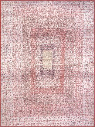 Joo Jaehwan, ‹My Money›, 1998, Colored pencil on paper, 106 × 78 cm. Artist Collection. Courtesy of the Artist.