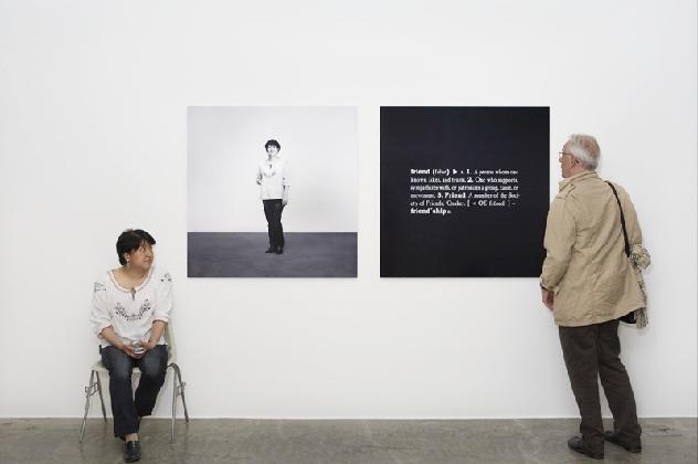 Gimhongsok, ‹One and Three Friends›, 2008, Performance, C-print, 125 × 125 cm (2). Artist Collection. Courtesy of the Artist.