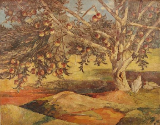 사과나무(Apple tree), 1942(또는 1939), 캔버스에 유채