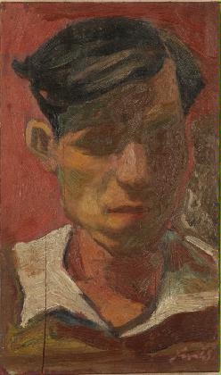 자화상(Self-Portrait), 1940년대, 나무에 유채