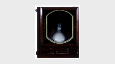 Paik Namjune | Rabbit and Moon | 1988