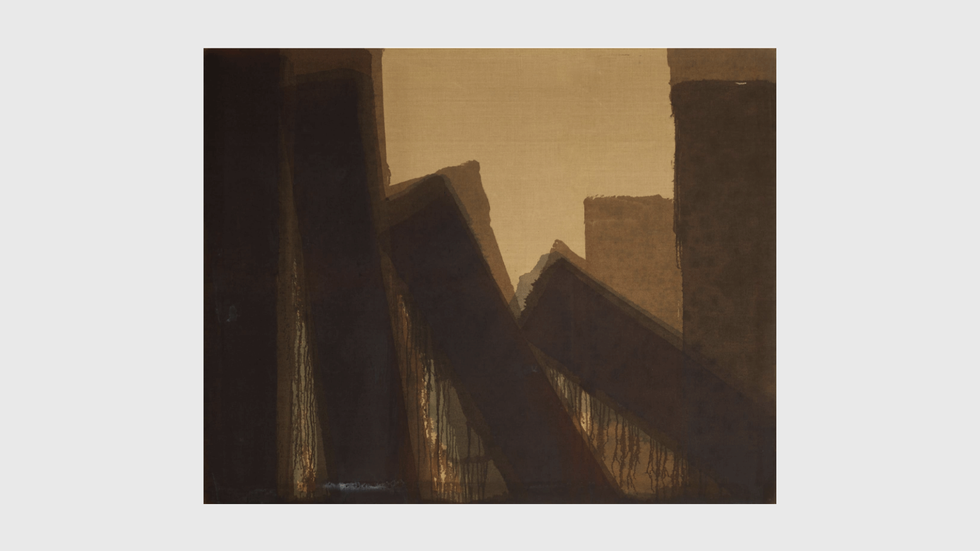 YUN Hyongkeun | Burnt Umber | 1980