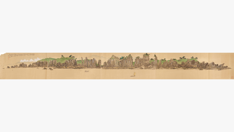 김규진, ‹해금강총석›, 1920｜MMCA 과천 상설전 «한국근현대미술 I»